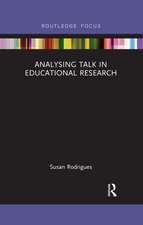 Analysing Talk in Educational Research