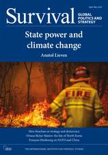 Survival: Global Politics and Strategy (April-May 2020): State Power and Climate Change