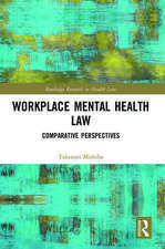 Workplace Mental Health Law: Comparative Perspectives