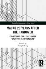 Macau 20 Years after the Handover: Changes and Challenges under “One Country, Two Systems”