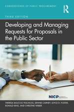 Developing and Managing Requests for Proposals in the Public Sector