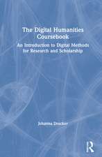 The Digital Humanities Coursebook