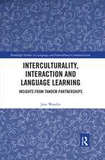 Interculturality, Interaction and Language Learning: Insights from Tandem Partnerships