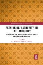 Rethinking ‘Authority’ in Late Antiquity