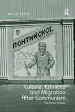 Culture, Ethnicity and Migration After Communism: The Pontic Greeks