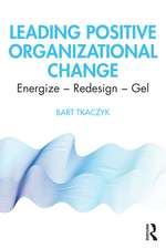 Leading Positive Organizational Change: Energize - Redesign - Gel