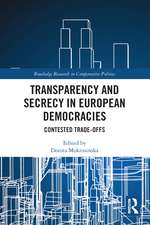 Transparency and Secrecy in European Democracies