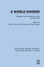 A World Divided: Militarism and Development after the Cold War