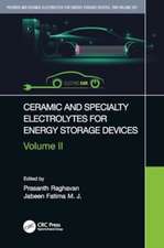 Ceramic and Specialty Electrolytes for Energy Storage Devices