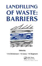 Landfilling of Waste: Barriers