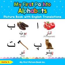 My First Pashto Alphabets Picture Book with English Translations