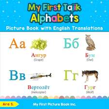 My First Tajik Alphabets Picture Book with English Translations