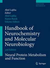 Handbook of Neurochemistry and Molecular Neurobiology: Neural Protein Metabolism and Function