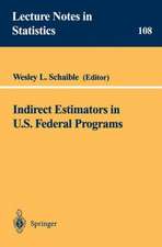 Indirect Estimators in U.S. Federal Programs