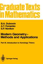 Modern Geometry—Methods and Applications: Part III: Introduction to Homology Theory