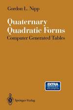 Quaternary Quadratic Forms: Computer Generated Tables