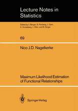 Maximum Likelihood Estimation of Functional Relationships