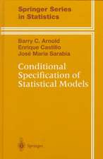 Conditional Specification of Statistical Models