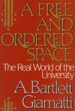 A Free and Ordered Space – The Real World of the University