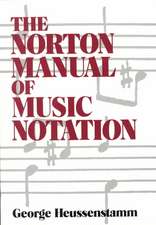 Norton Manual of Music Notation