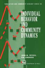 Individual Behavior and Community Dynamics