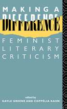 Making a Difference: Feminist Literary Criticism