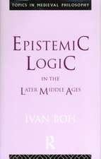 Epistemic Logic in the Later Middle Ages