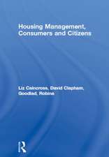 Housing Management, Consumers and Citizens