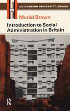 Introduction to Social Administration in Britain