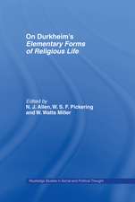 On Durkheim's Elementary Forms of Religious Life