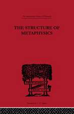 The Structure of Metaphysics