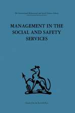 Management in the Social and Safety Services