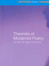 Theorists of Modernist Poetry: T.S. Eliot, T.E. Hulme, Ezra Pound