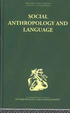 Social Anthropology and Language