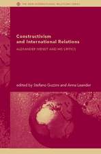 Constructivism and International Relations: Alexander Wendt and his critics