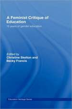 Feminist Critique of Education: Fifteen Years of Gender Development