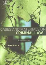 Cases & Materials on Criminal Law: Fourth Edition