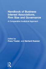 Handbook of Business Interest Associations, Firm Size and Governance: A Comparative Analytical Approach