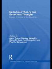 Economic Theory and Economic Thought: Essays in honour of Ian Steedman