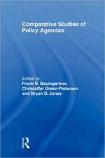 Comparative Studies of Policy Agendas