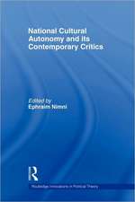 National-Cultural Autonomy and its Contemporary Critics