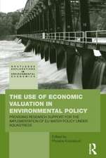 The Use of Economic Valuation in Environmental Policy: Providing Research Support for the Implementation of EU Water Policy Under Aquastress