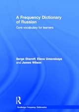 A Frequency Dictionary of Russian: core vocabulary for learners