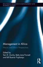 Management in Africa: Macro and Micro Perspectives