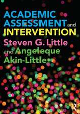 Academic Assessment and Intervention