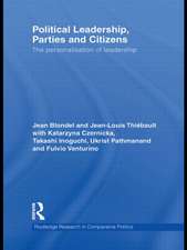 Political Leadership, Parties and Citizens: The personalisation of leadership