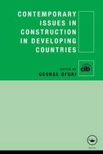 Contemporary Issues in Construction in Developing Countries