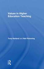 Values in Higher Education Teaching