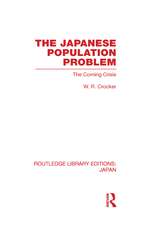 The Japanese Population Problem: The Coming Crisis