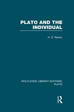 Plato and the Individual (RLE: Plato)